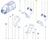 Pièce d'origine pare-boue avant gauche et arrière pour Renault Master III Phase 2 , 638436894R